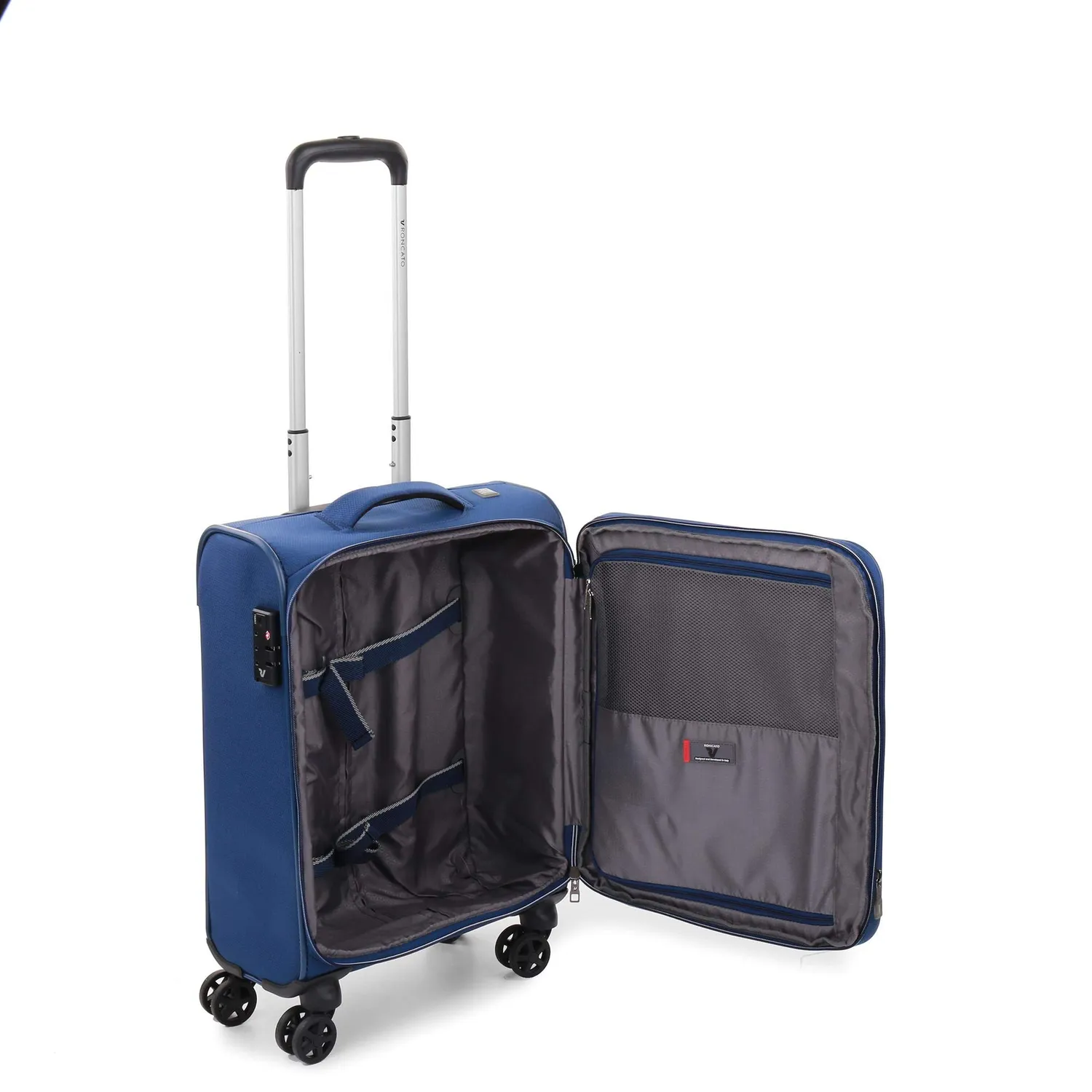 Roncato Evolution trolley cabina 55 cm blu navy espandibile