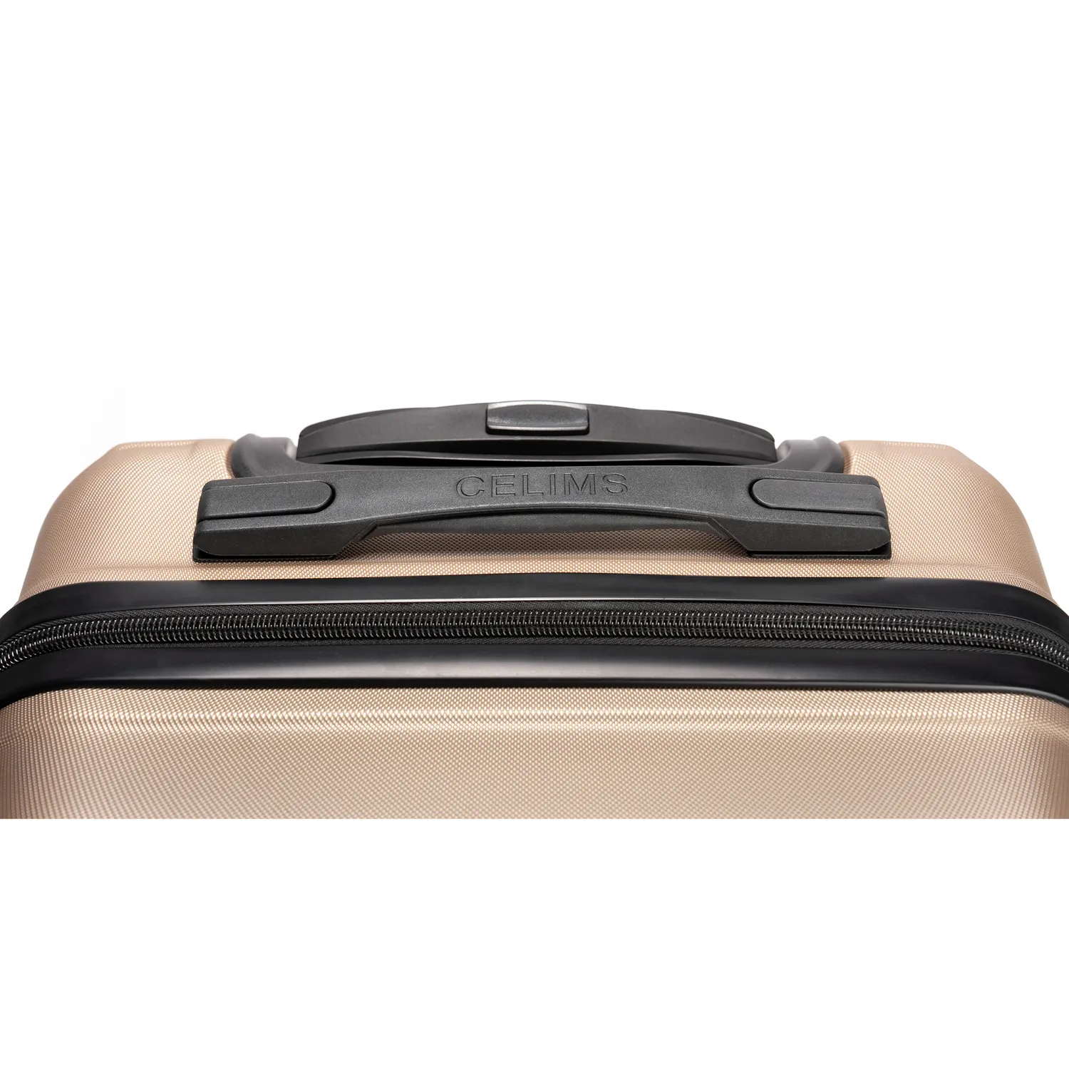 CELIMS Weekend Set 4 Valigie ABS Champagne con Beauty Case