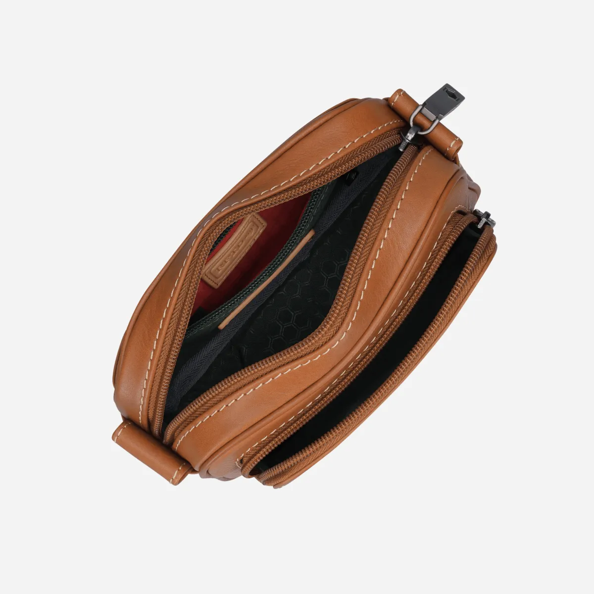 Jekyll Hide Oxford tracolla pelle piccola nera