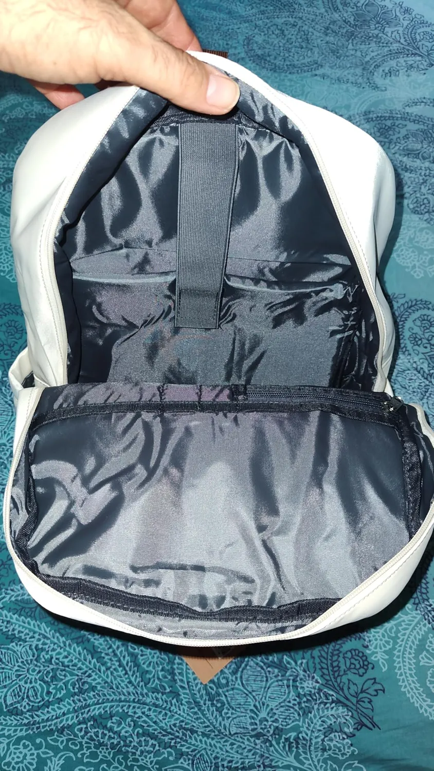 Kono Zaino Porta PC 15,6" Antifurto USB Viola/Marrone