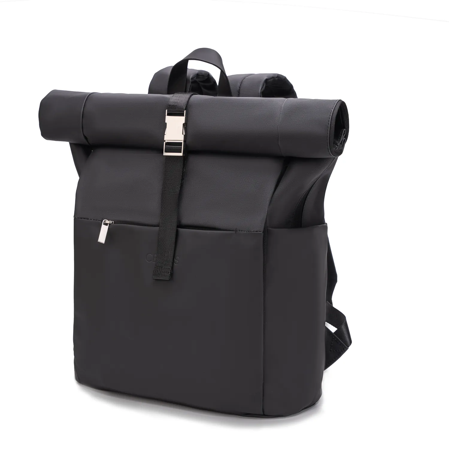 CELIMS Zaino Roll-Top 45x36x20 bagaglio a mano nero easyjet