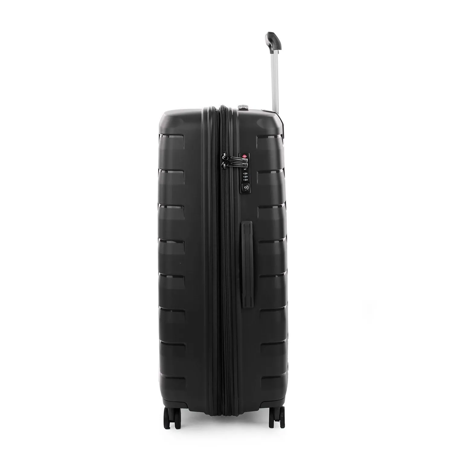 Roncato Skyline Valigia Grande Nero Trolley 4 Ruote Espandibile