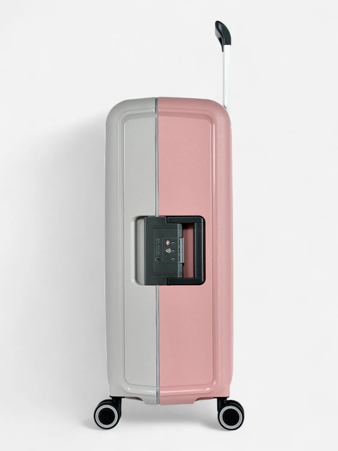Eminent Vertica Medio valigia grigio rosa rigida TSA