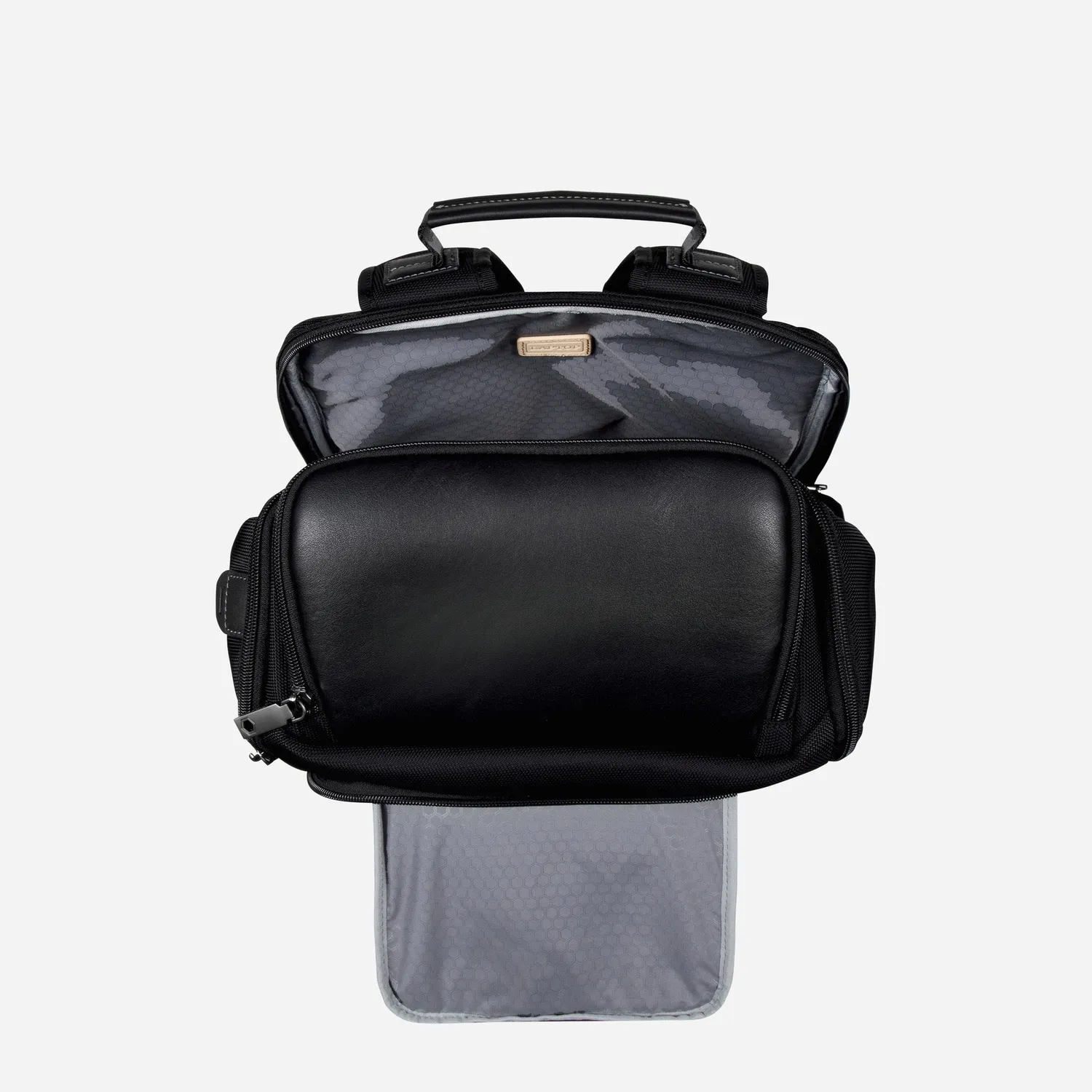 Jekyll & Hide Tokyo Zaino Laptop 17" Nylon Nero flip-top