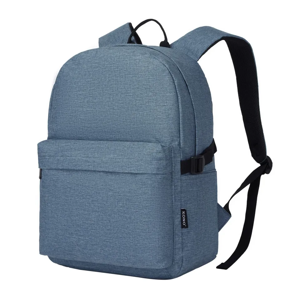 Kono zaino scuola leggero blu scuro 22L laptop 15,6"