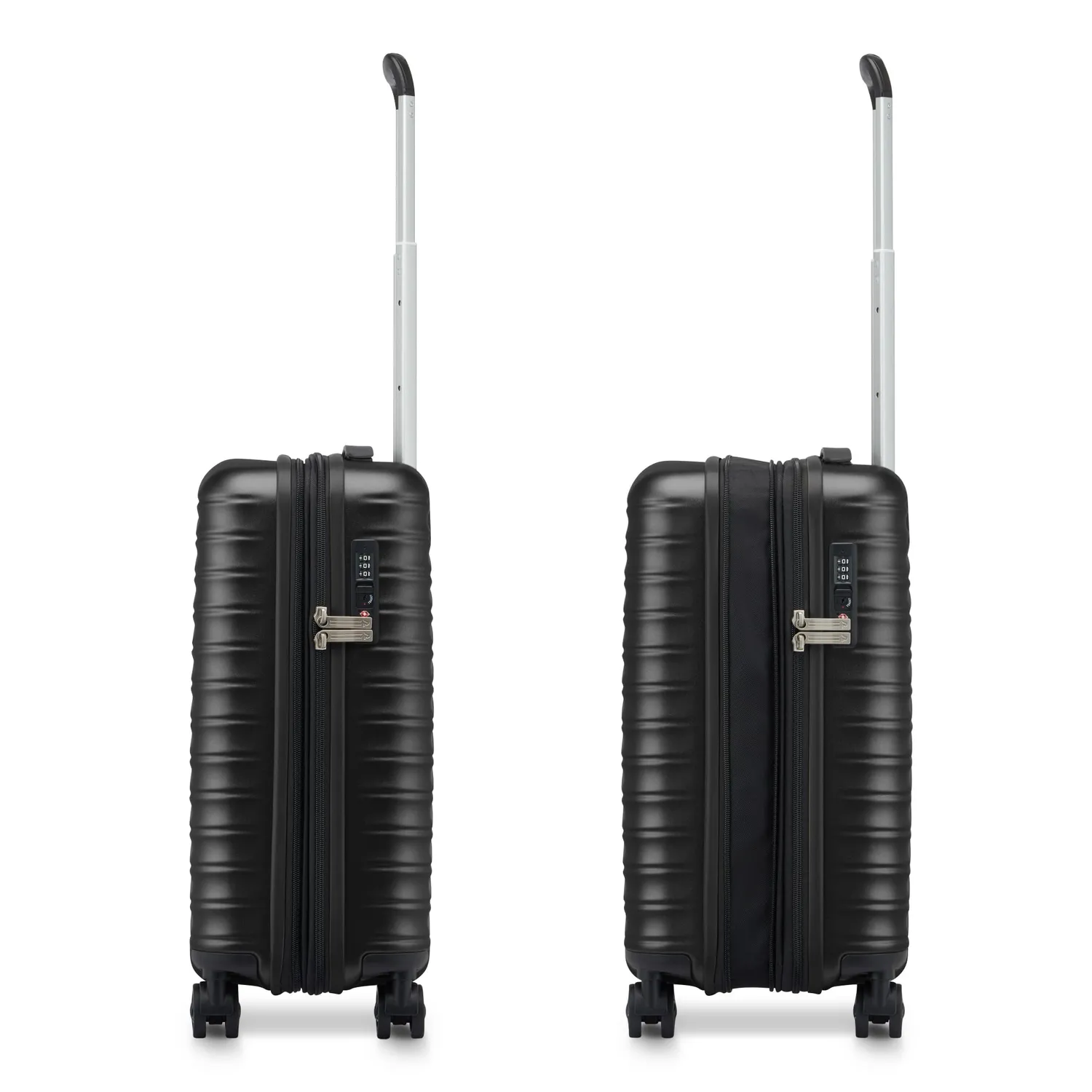 Roncato Wave trolley mano 55x35x20 espandibile nero TSA
