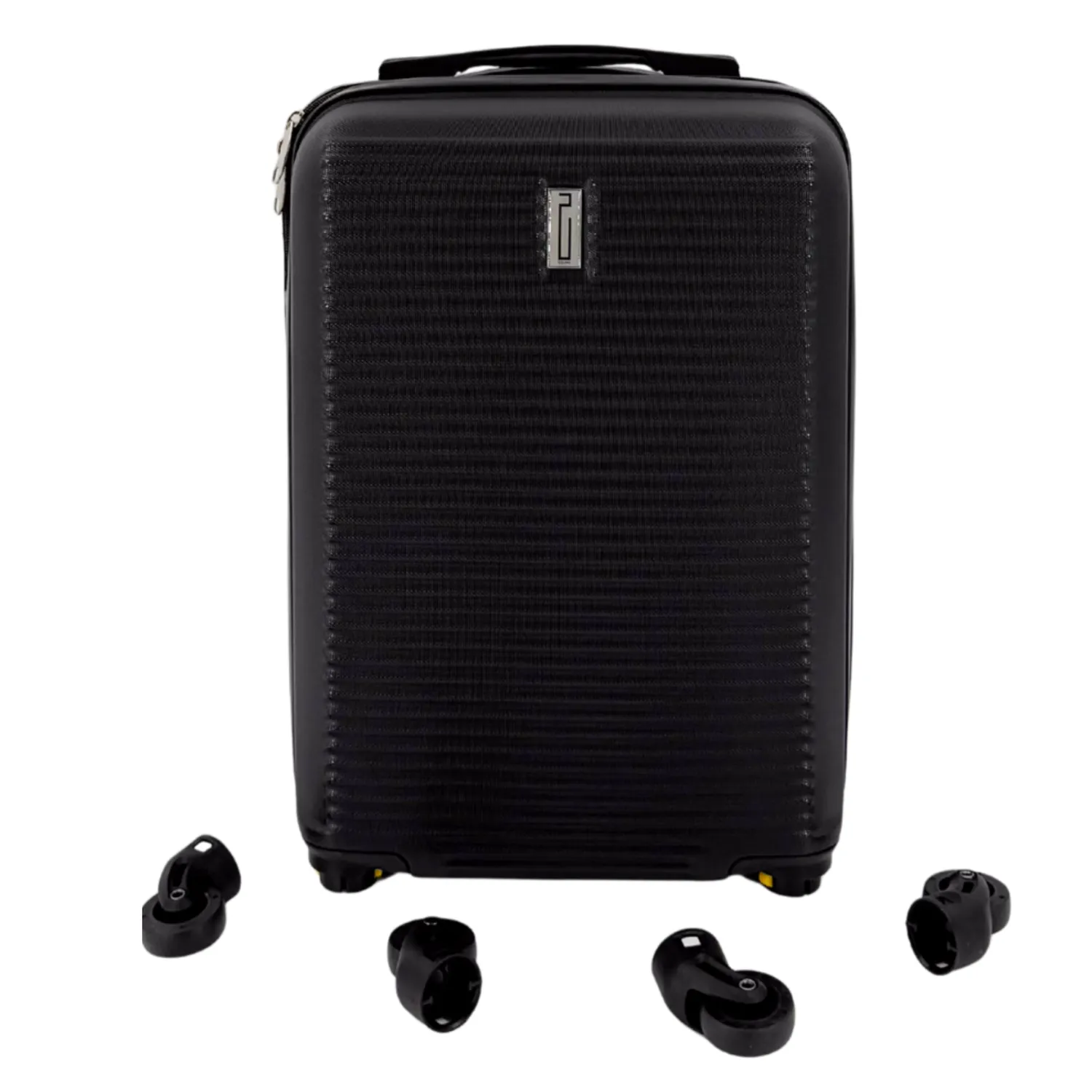 CELIMS XS Valigia Cabina 45 cm + Beauty Case Nero ABS