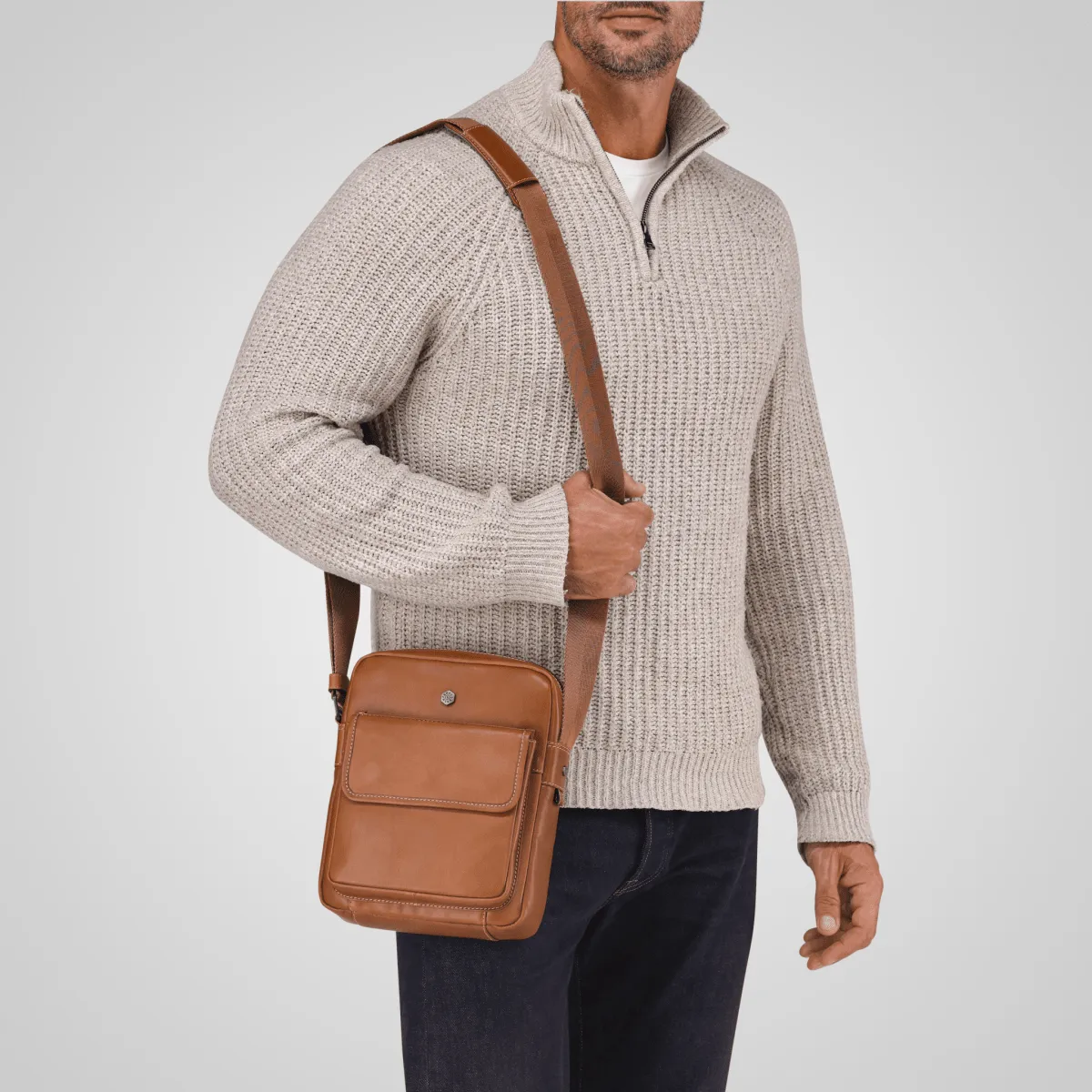 Jekyll & Hide Oxford tracolla uomo colt pelle
