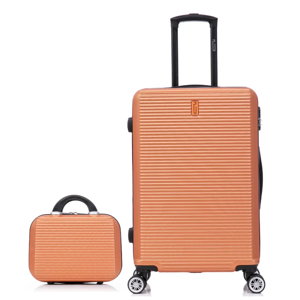 CELIMS Linea L Valigia Stiva 65 cm Corallo con Beauty ABS