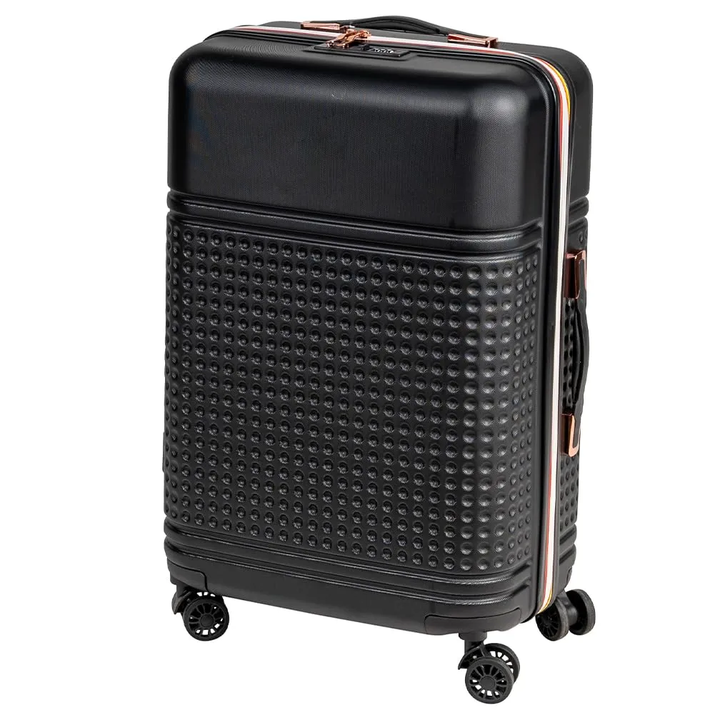 Provitera set 4 valigie ABS black beauty case trolley