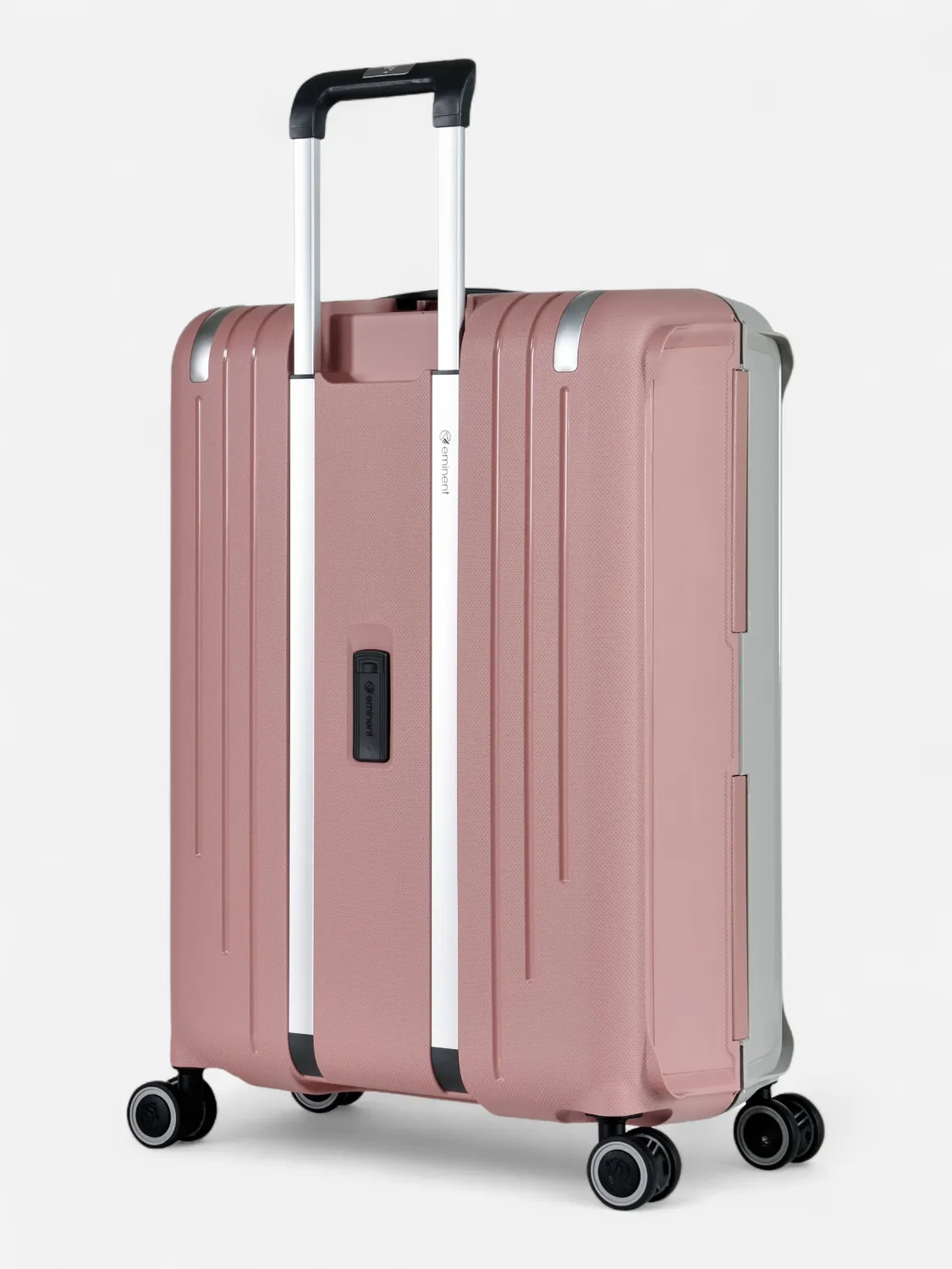 Eminent Vertica Medio valigia grigio rosa rigida TSA
