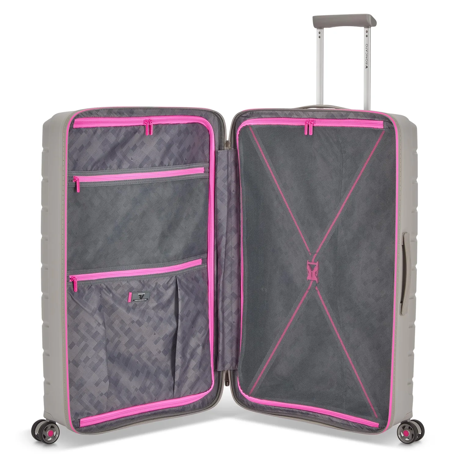 Roncato B-Flying Neon trolley grande 78 cm grigio