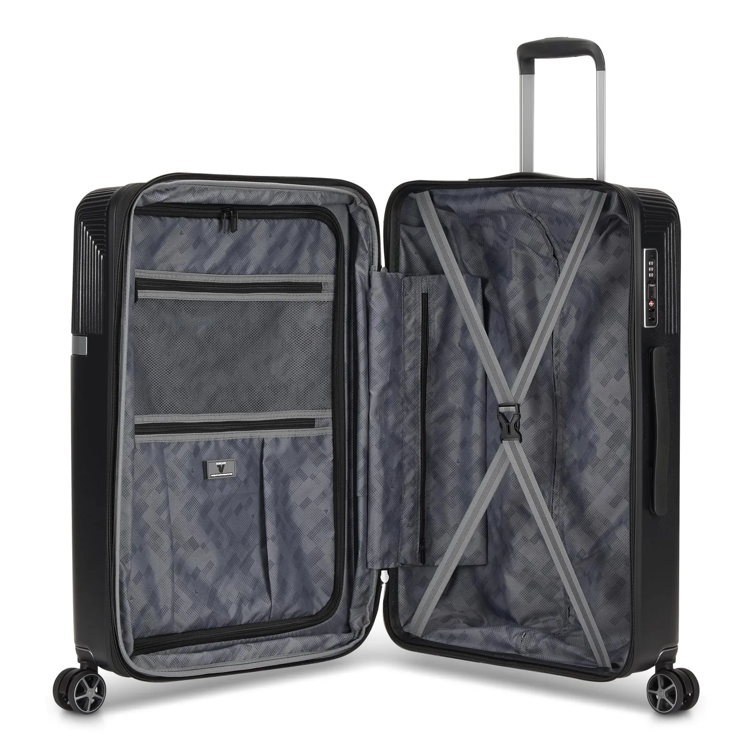 Roncato Airglam Trolley Medio 68 cm Nero Espandibile