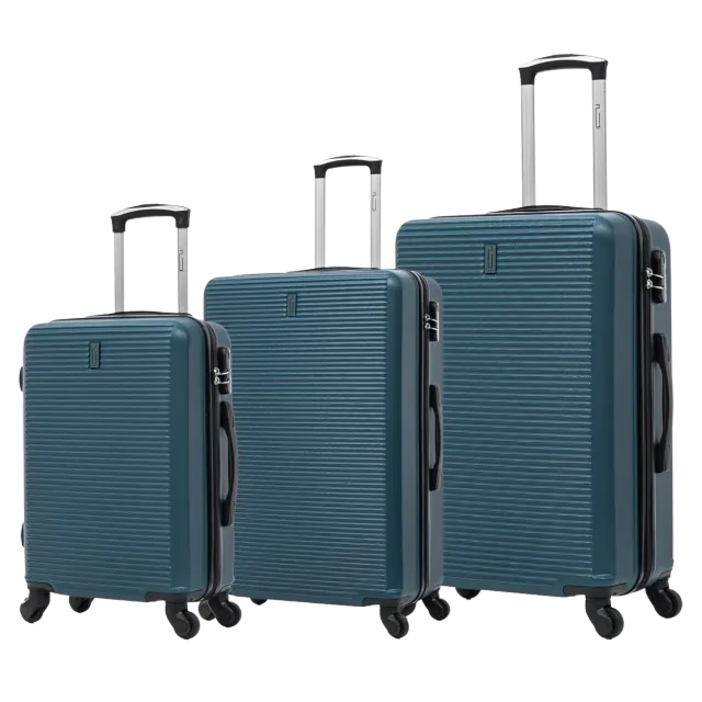 CELIMS Weekend set 3 valigie verde rigide 55+65+75