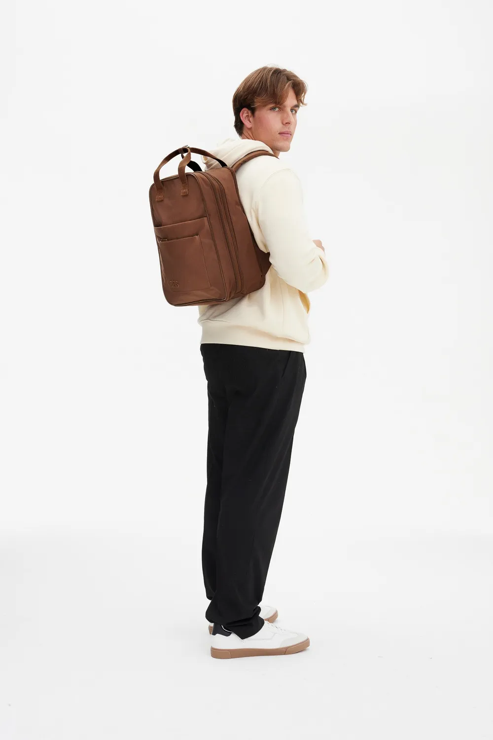 Beis The Expandable Backpack zaino Maple espandibile