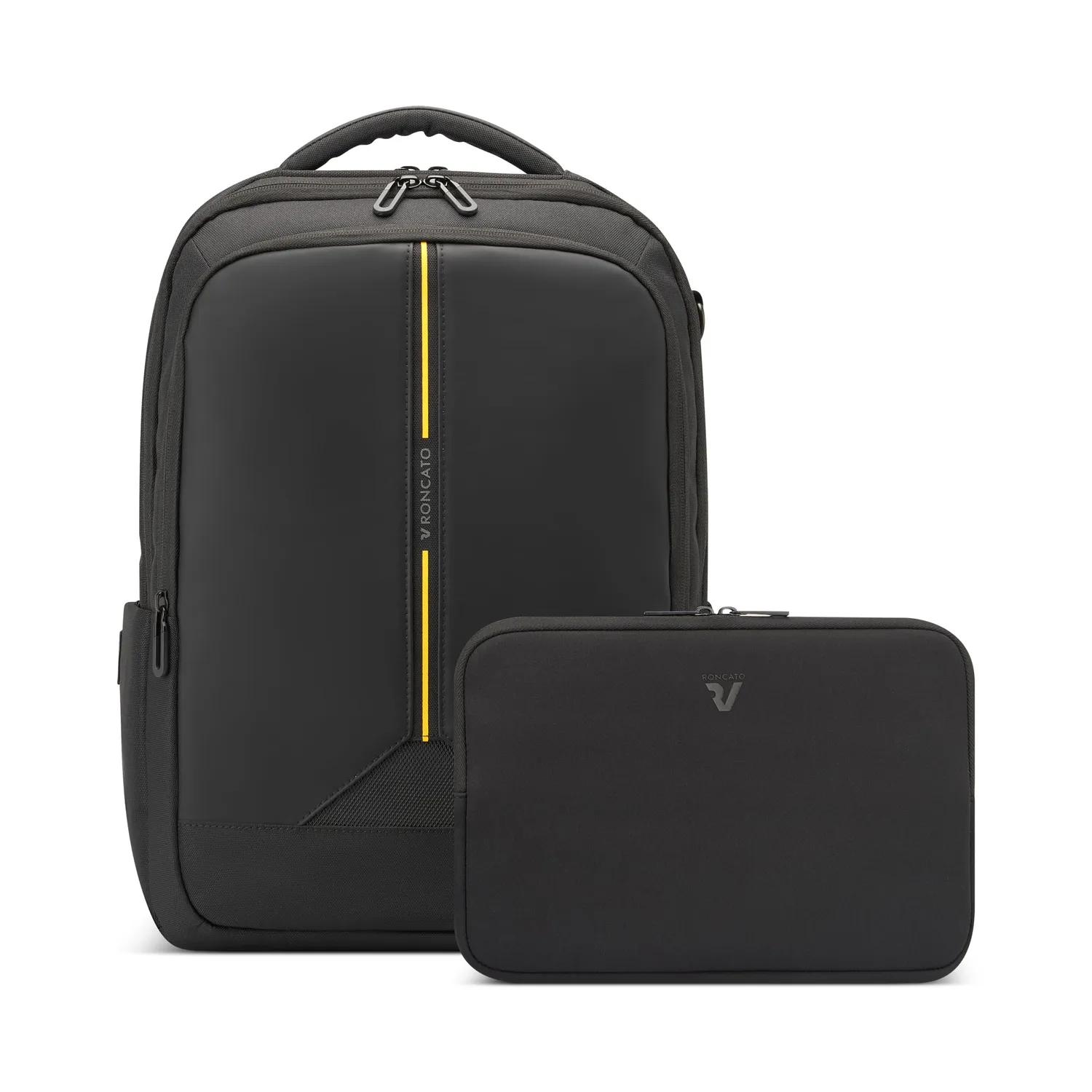 Roncato Clayton Out Zaino Lavoro Nero/Giallo 20L
