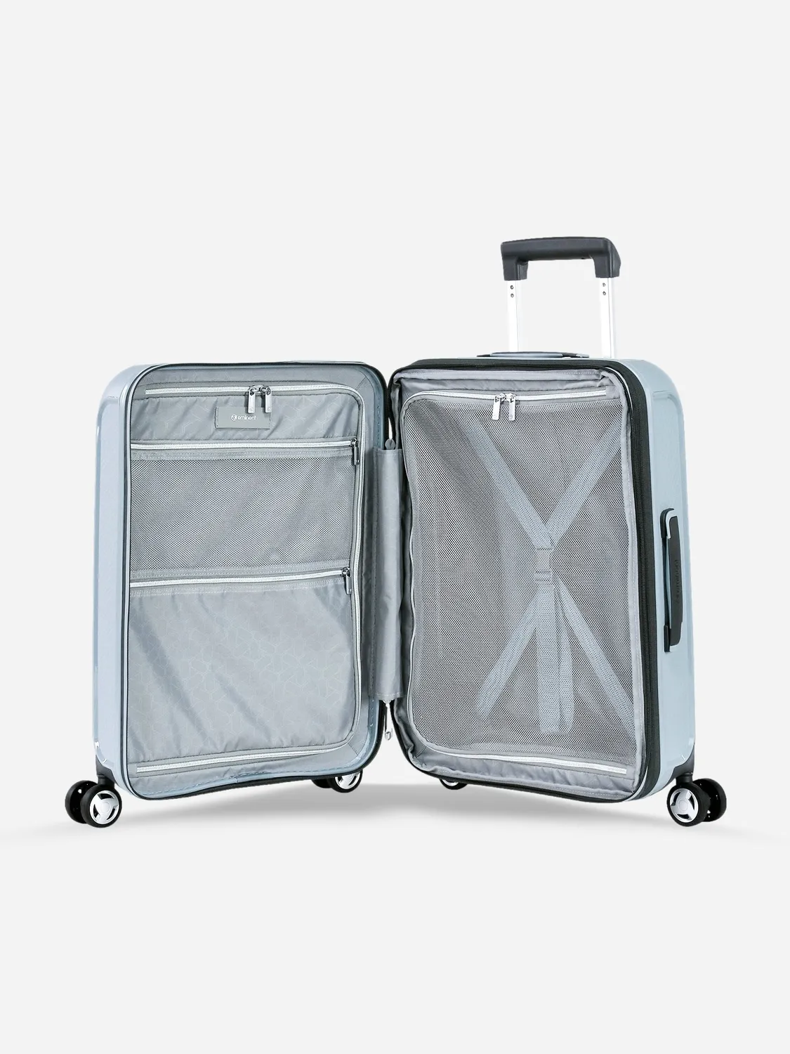 Eminent Aegis Cabina Espandibile trolley azzurro rigido