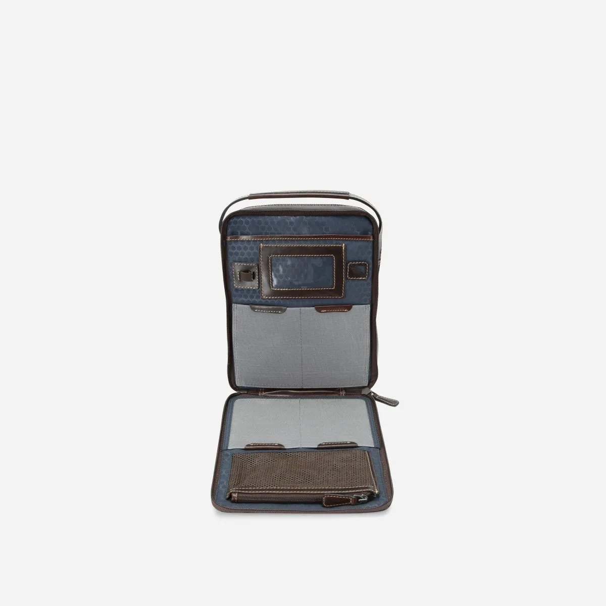 Jekyll Hide Oxford crossbody organiser pelle nero