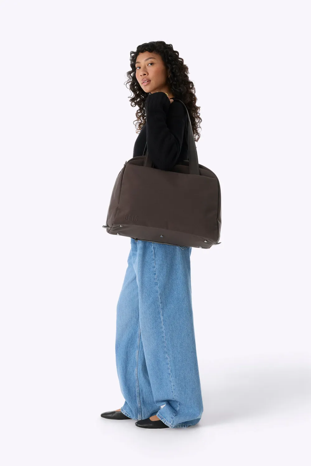 Beis The Duffle borsone viaggio Espresso tasca laptop
