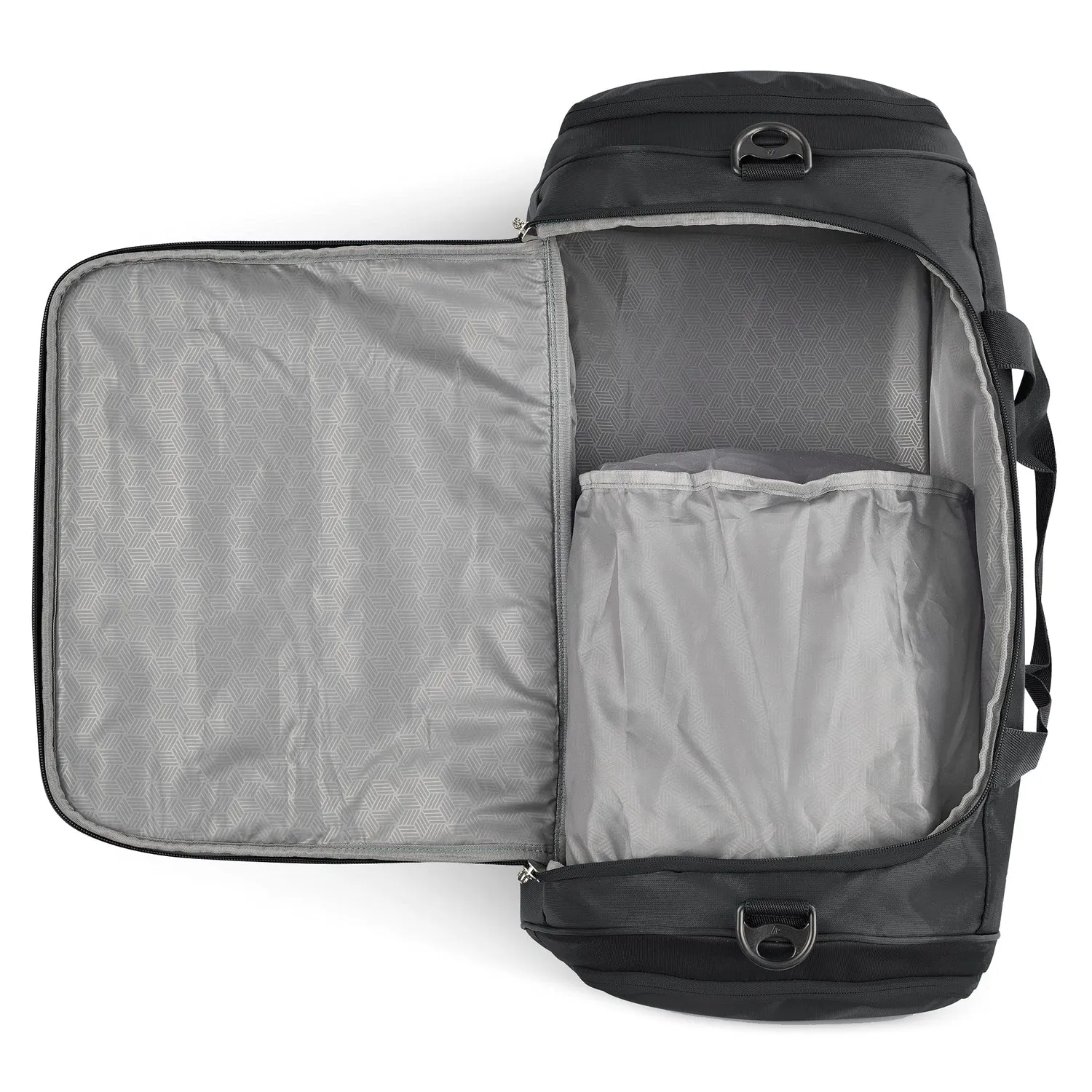 Roncato Crosslite borsone 55x36x30 nero 60L organizer