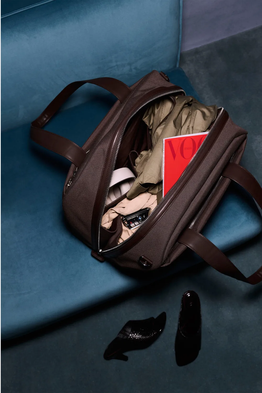 Beis The Duffle borsone viaggio Espresso tasca laptop