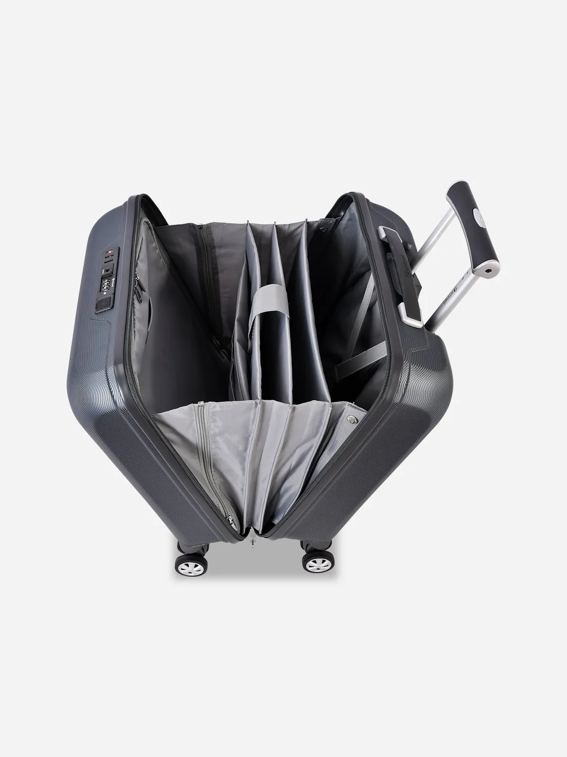 Eminent Kapstadt Ingresso pilota trolley grigio USB