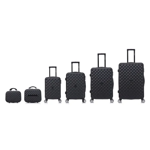 CELIMS Urban Set 6 Valigie ABS Nero 75-65-55-45 cm