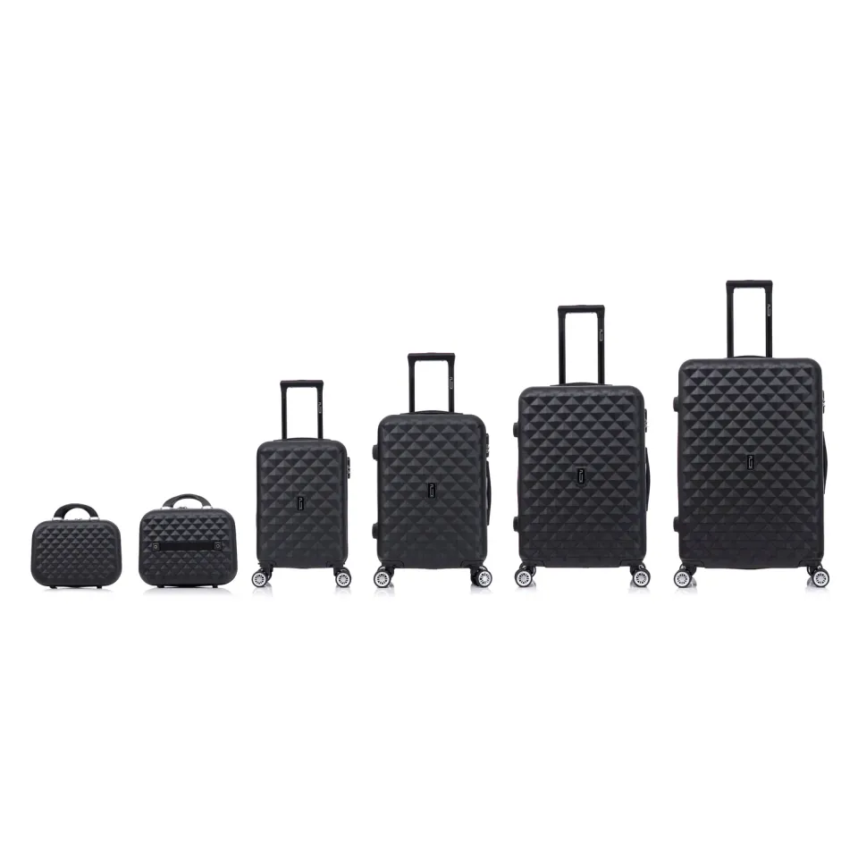 CELIMS Urban Set 6 Valigie ABS Nero 75-65-55-45 cm