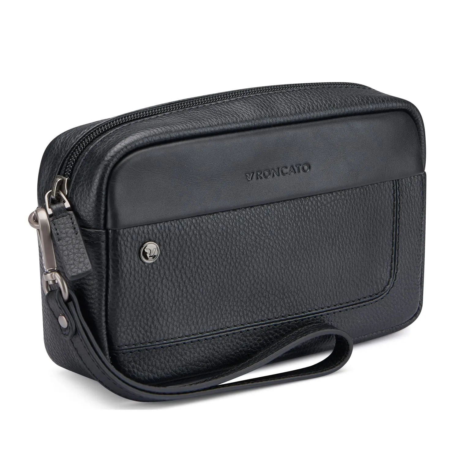 Roncato Alaska borsello uomo Nero 3 scomparti