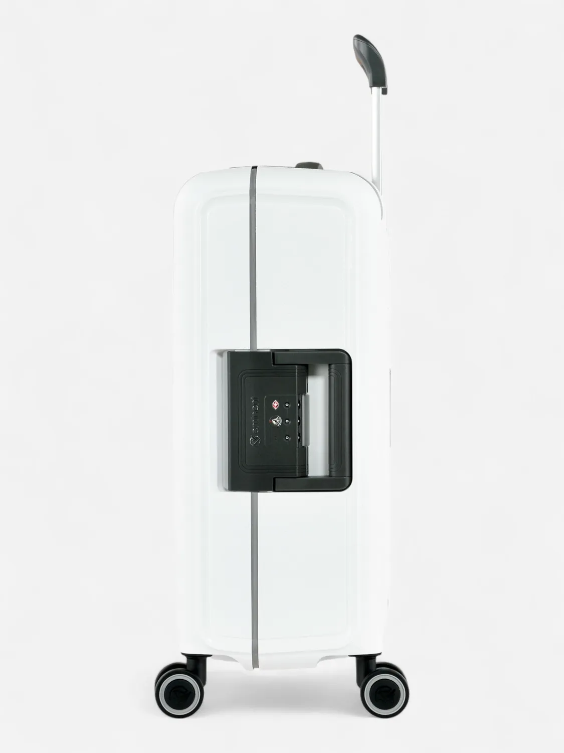 Eminent Vertica Cabina trolley bianco rigido senza zip