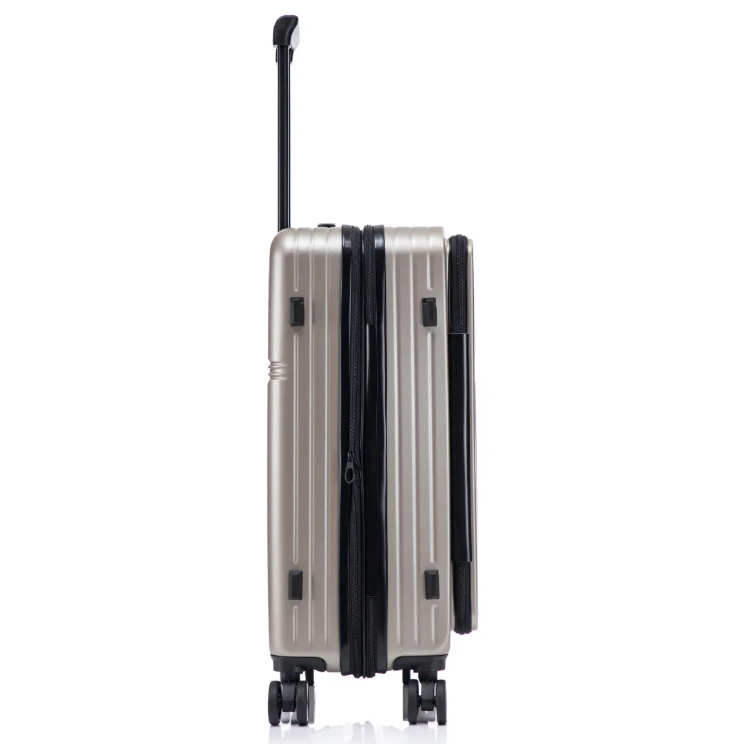 CELIMS Front Opening valigia XL 75 cm champagne TSA
