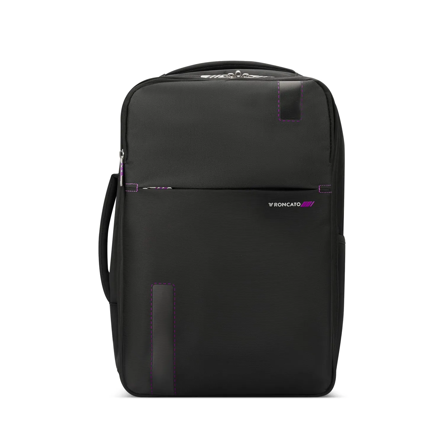 Roncato Speed Ryanair Zaino Viaggio Nero Ciclamino 20 L