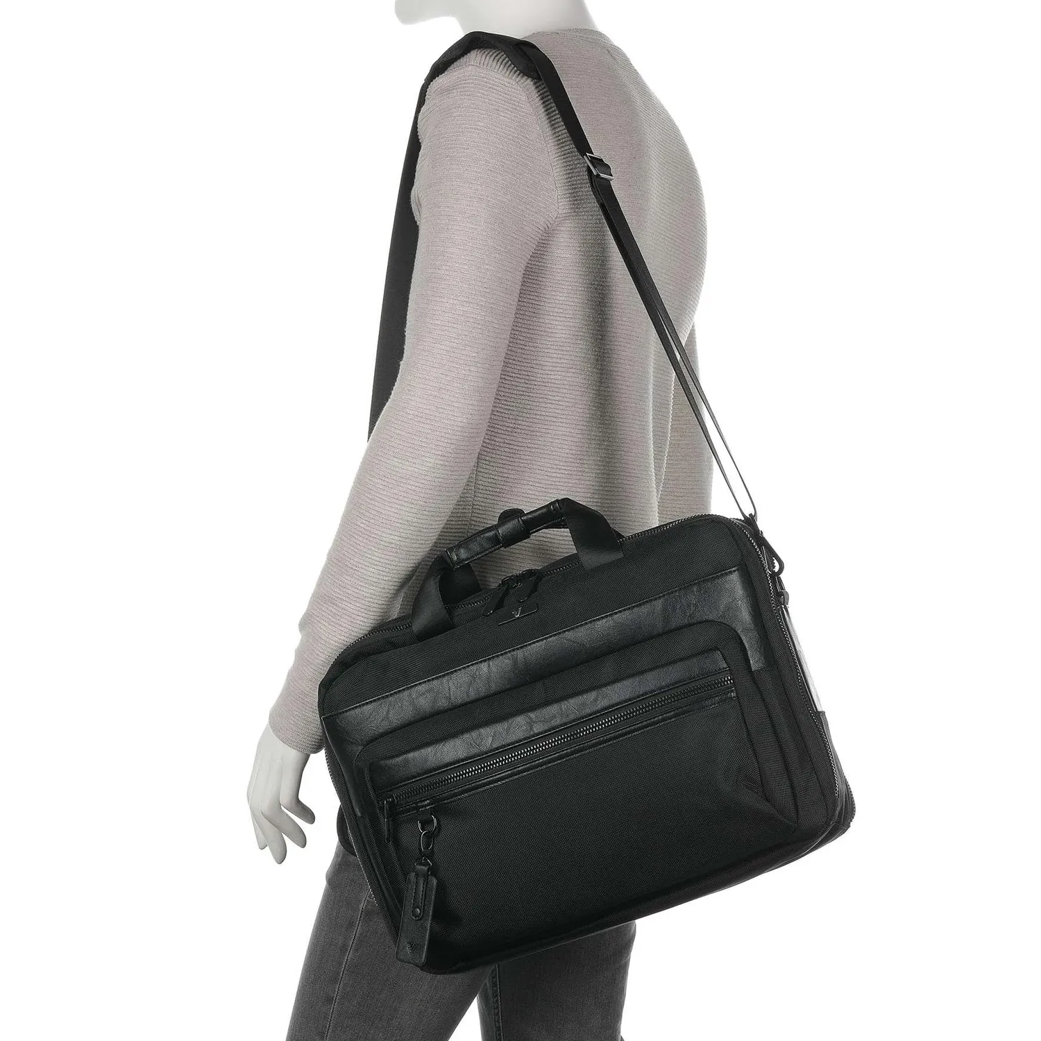 Roncato Nevada Borsa Porta Computer 15.6 Zainabile Nera