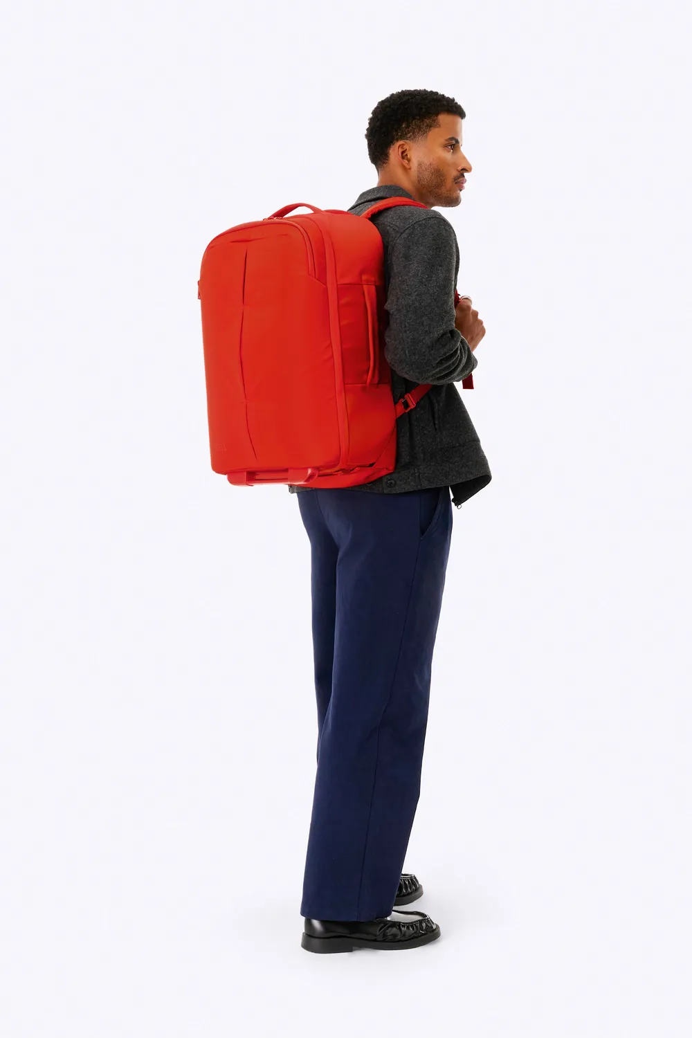 Beis Pro Rolling Backpack zaino trolley flame nylon 17"
