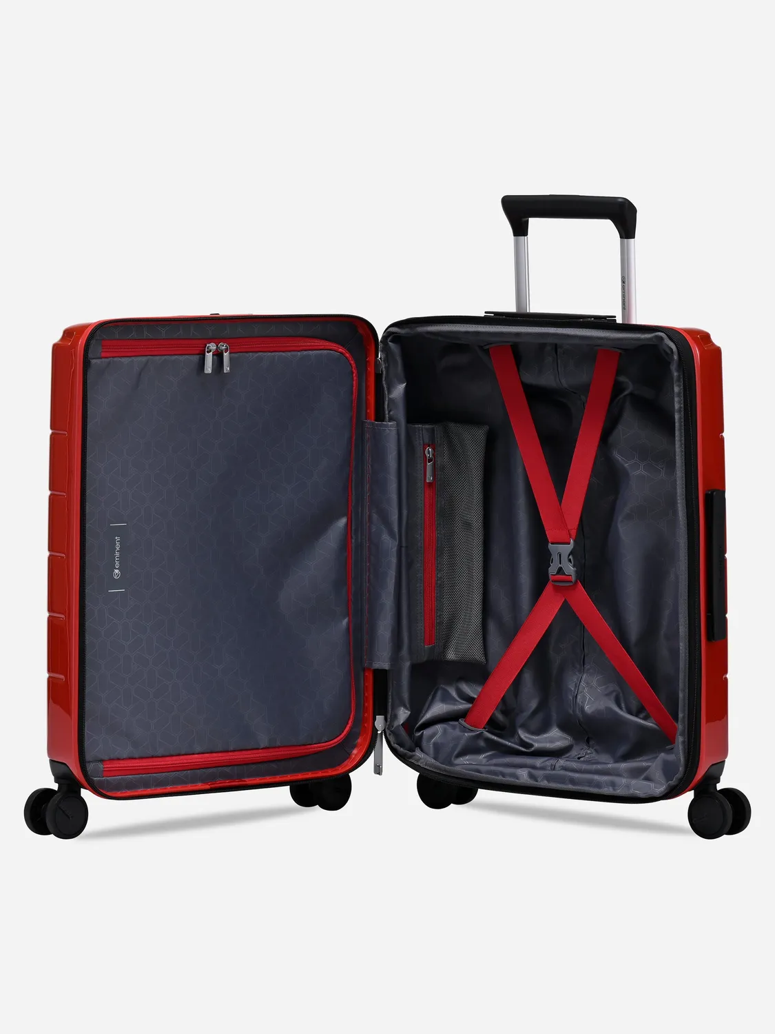 Eminent Voyager bagaglio a mano rosso espandibile