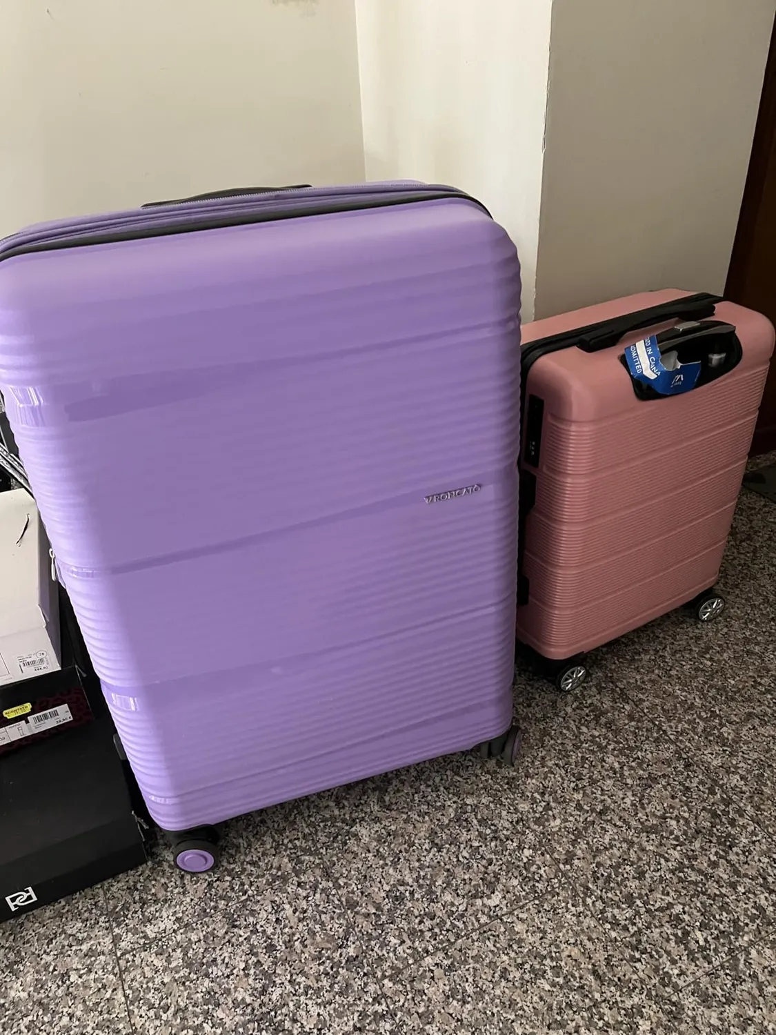 Roncato R-Lite Trolley Grande 75 cm Valigia Blu Cobalto Espandibile