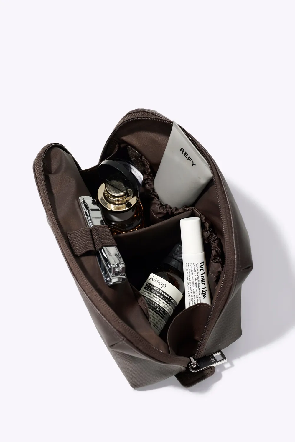 Beis The Small Cosmetic Pouch pochette trucco espresso