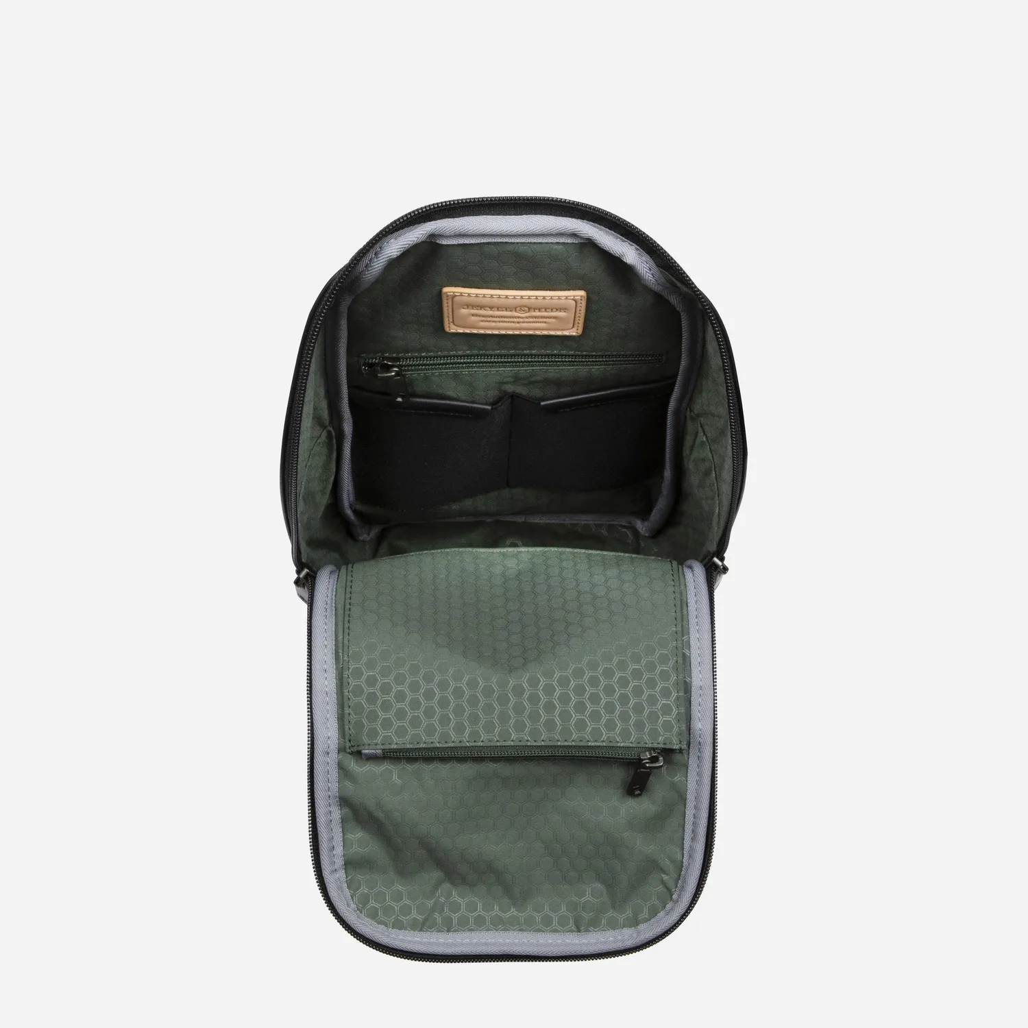 Jekyll Hide Havana zaino monospalla pelle camo black