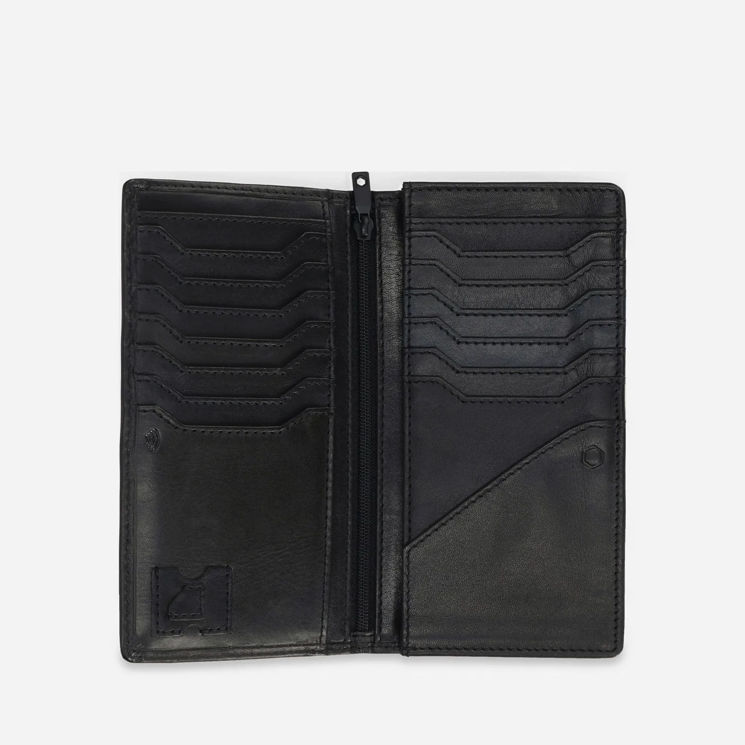 Jekyll & Hide Oxford Portafoglio Viaggio Nero pelle RFID