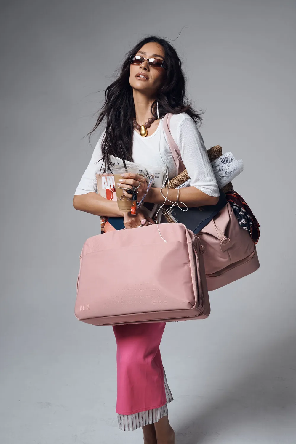 Beis Ultimate Travel Duffle borsone Atlas Pink sotto sedile