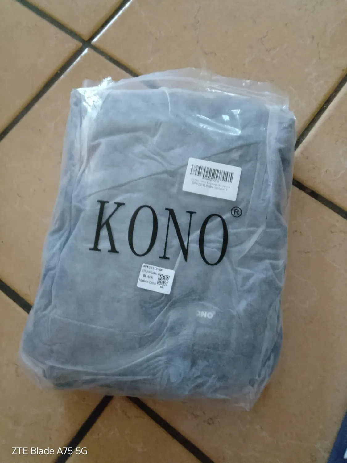 Kono Ryanair 40x20x25 zaino bagaglio mano nero 20L