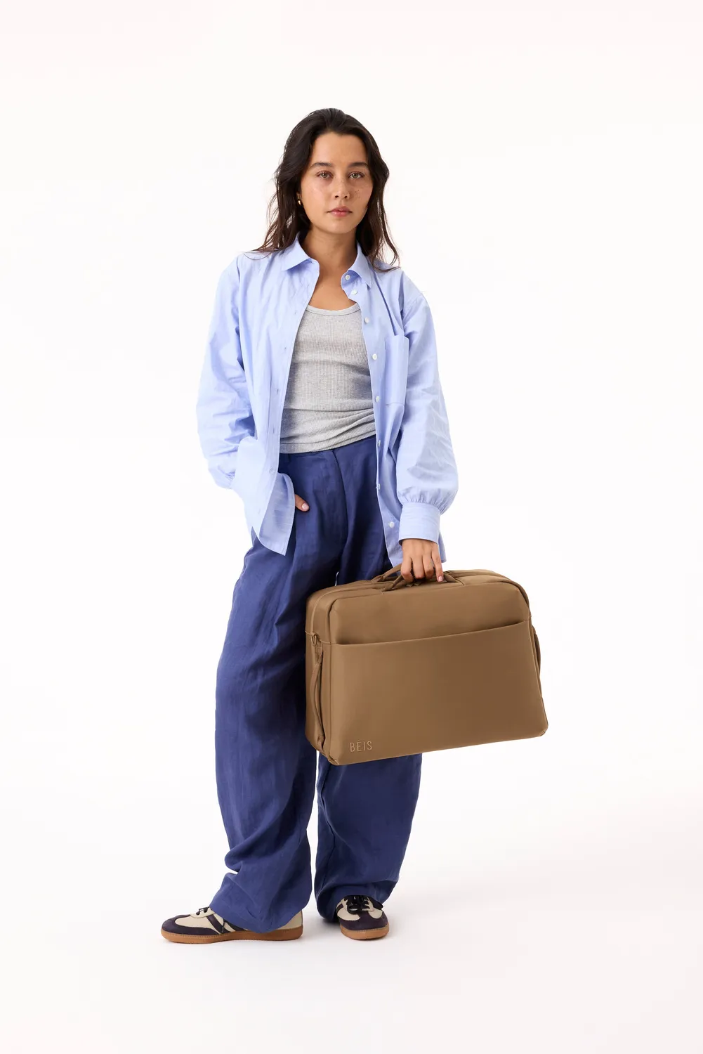 Beis Ultimate Travel Duffle borsone Camel sotto sedile