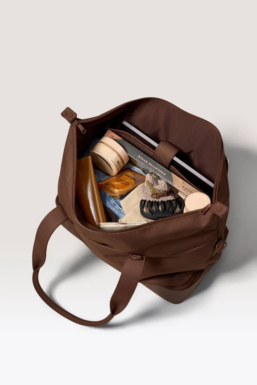 Beis The Weekender borsa viaggio maple tela