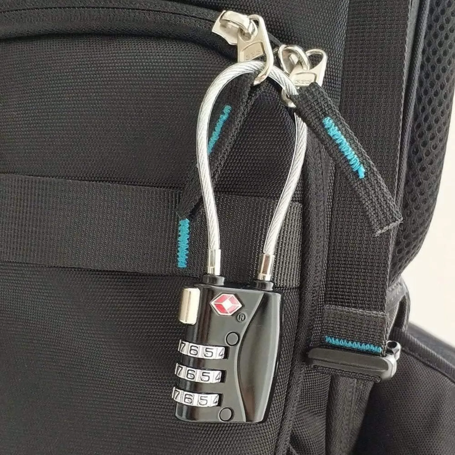 CELIMS Lucchetto TSA a Combinazione per Valigia Singolo