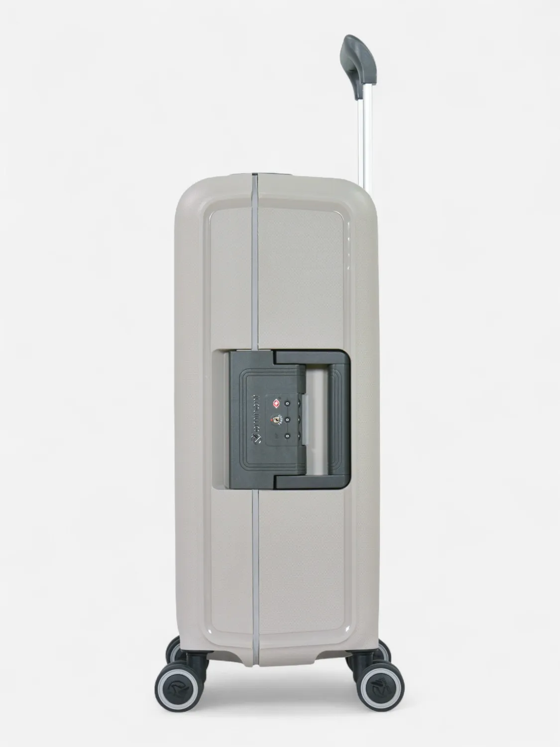 Eminent Vertica Cabina valigia grigio chiaro senza zip
