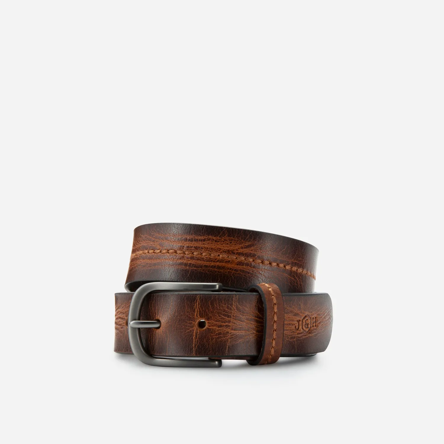 Jekyll & Hide Bordeaux Belt Cintura Uomo Tan Pelle 34mm