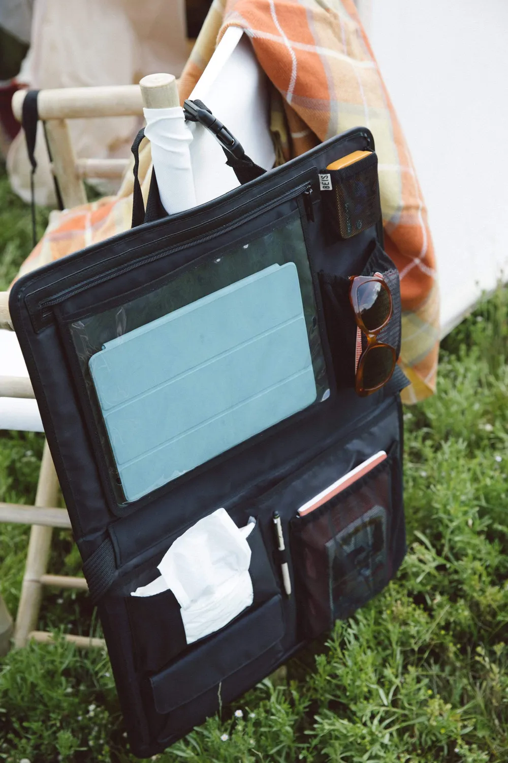 Beis The Car Caddy Organizer Auto Nero Portatablet