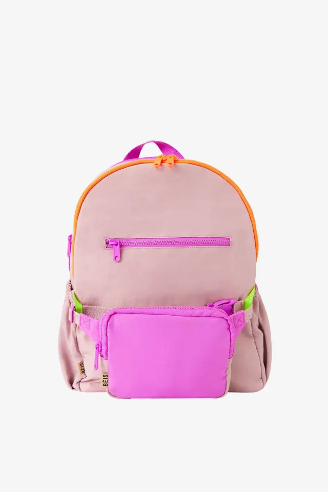 Beis Kids Backpack zaino bambino rosa atlas 2in1