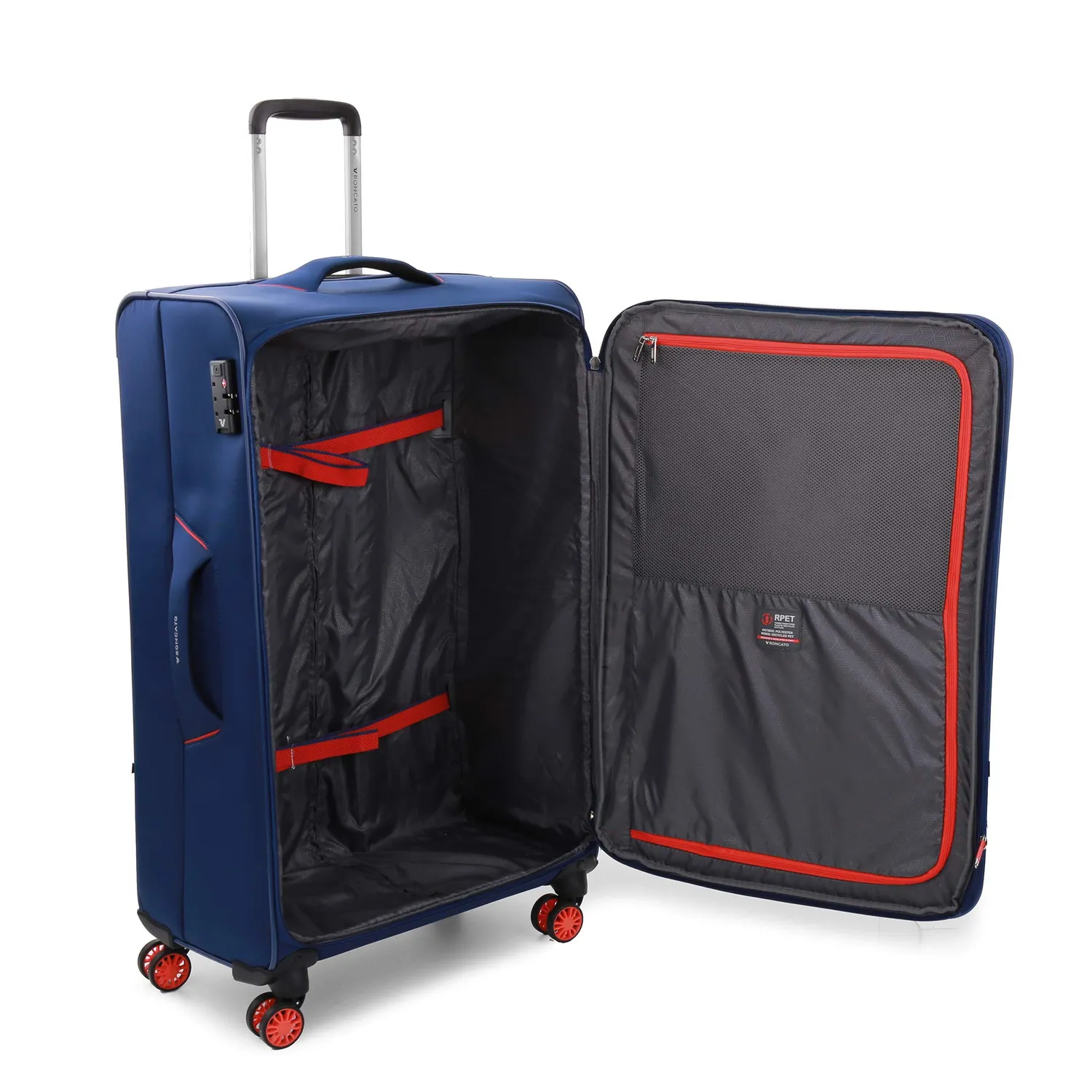 Roncato Crosslite trolley grande 75 cm blu 98L espandibile
