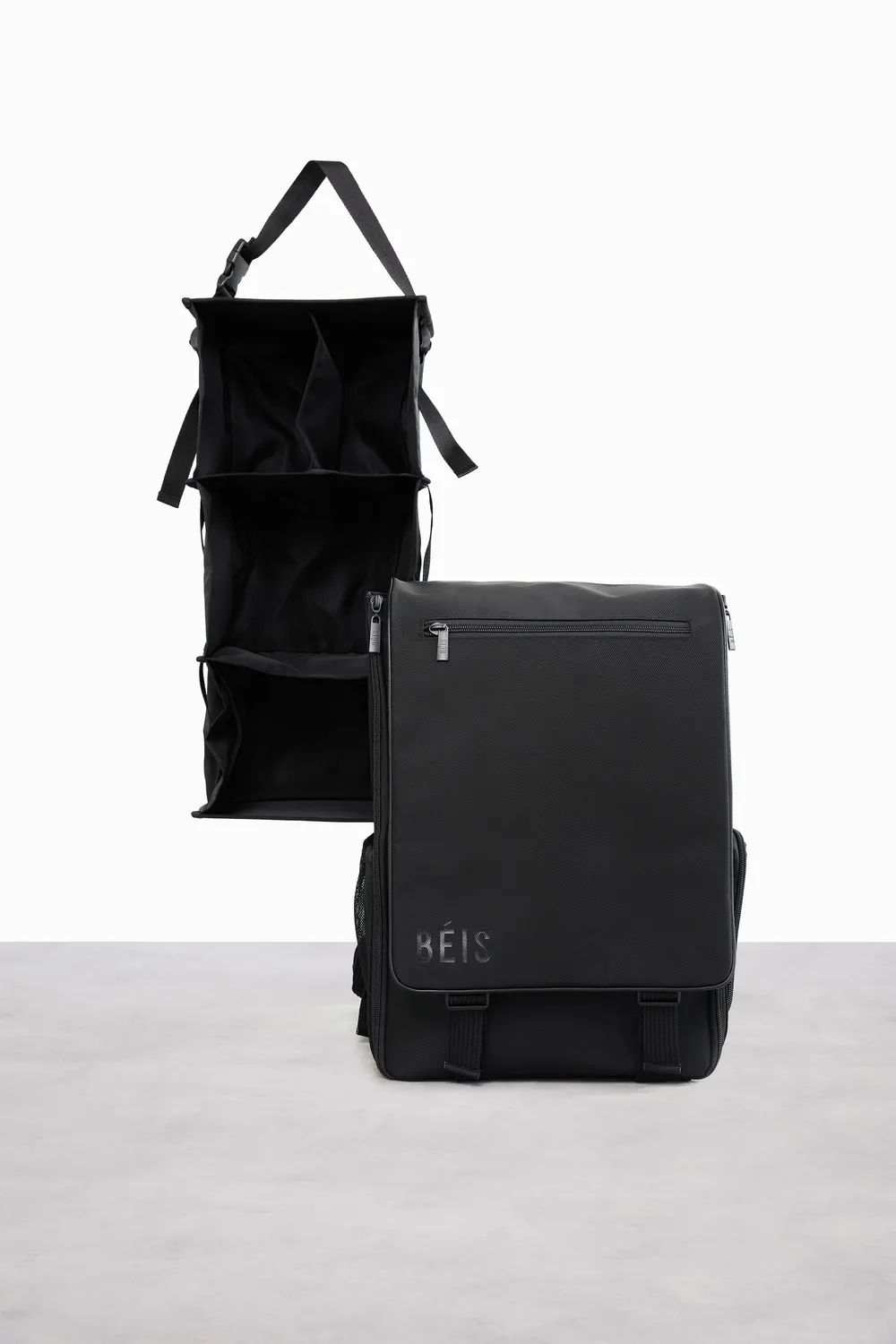 Beis Hanging Backpack Zaino Nero Appendibile Laptop